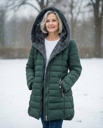 Julie | Fleece Lined Puffer Coat
