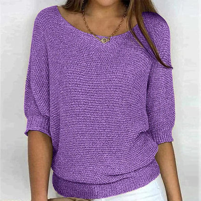 Seraphina | Three Quarter Sleeve Sweater