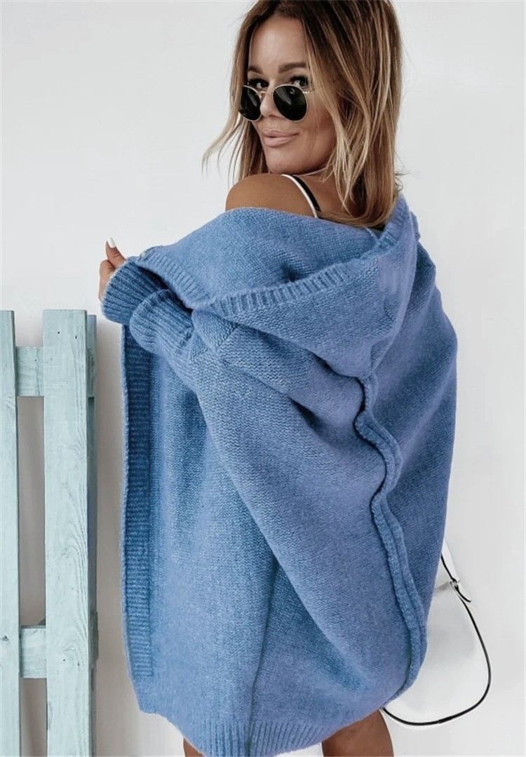 Annie™ | Cozy Oversized Hooded Cardigan