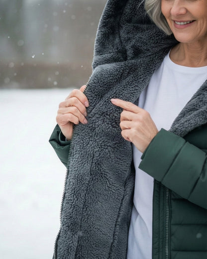 Julie | Fleece Lined Puffer Coat