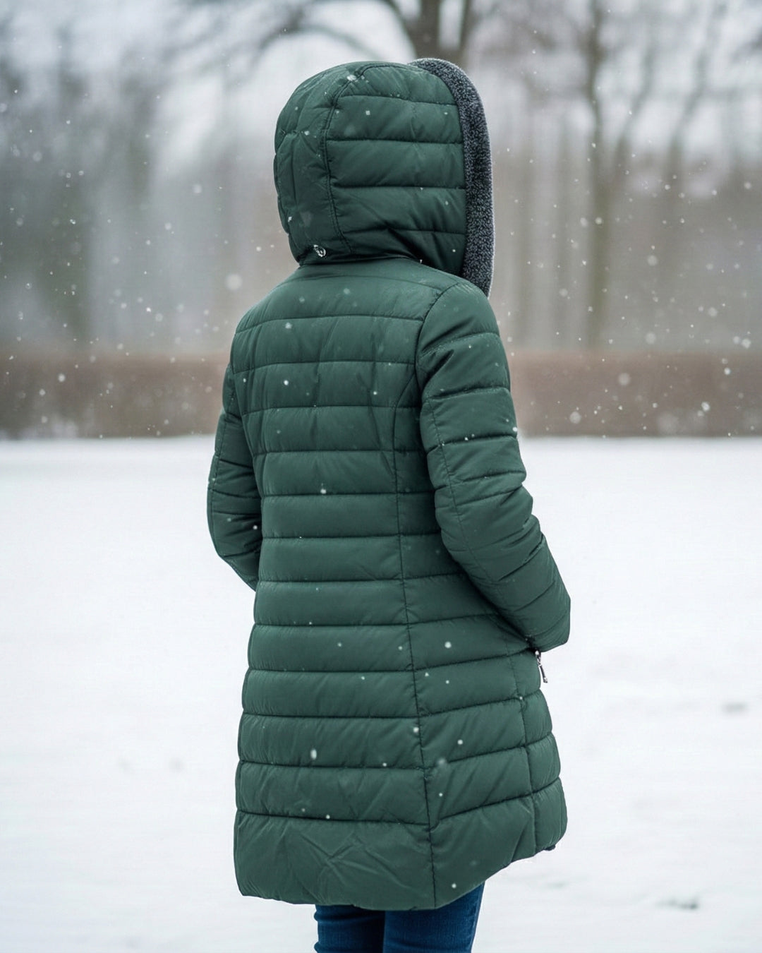 Julie | Fleece Lined Puffer Coat
