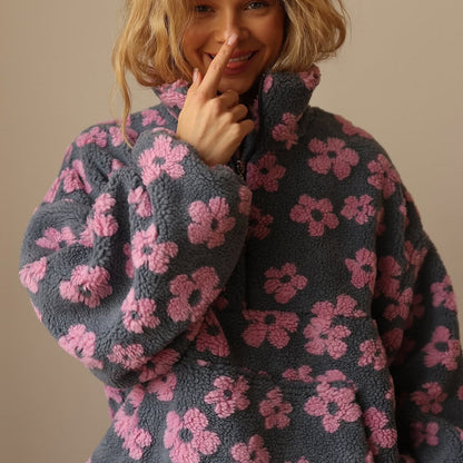 Gracie | Long Sleeve Fleece Hoodie