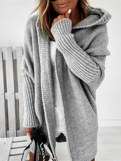 Annie™ | Cozy Oversized Hooded Cardigan