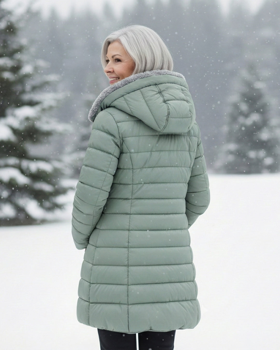 Julie | Fleece Lined Puffer Coat
