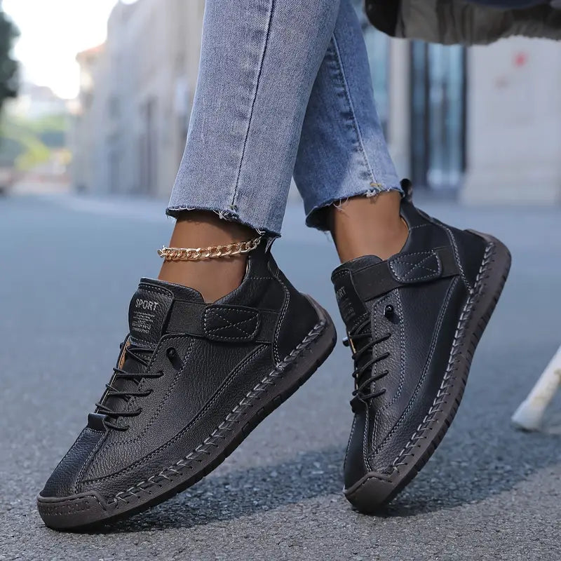 MIA - Orthopaedic Comfort Leather Trainers