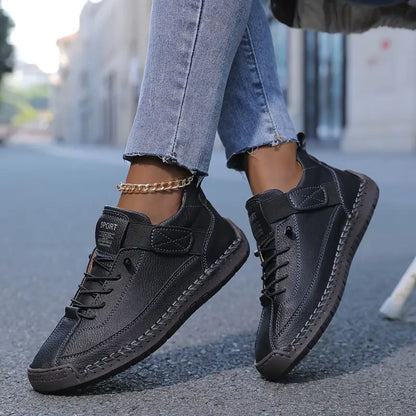 MIA - Orthopaedic Comfort Leather Trainers