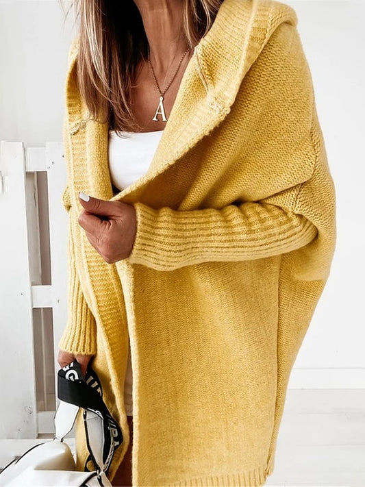 Annie™ | Cozy Oversized Hooded Cardigan