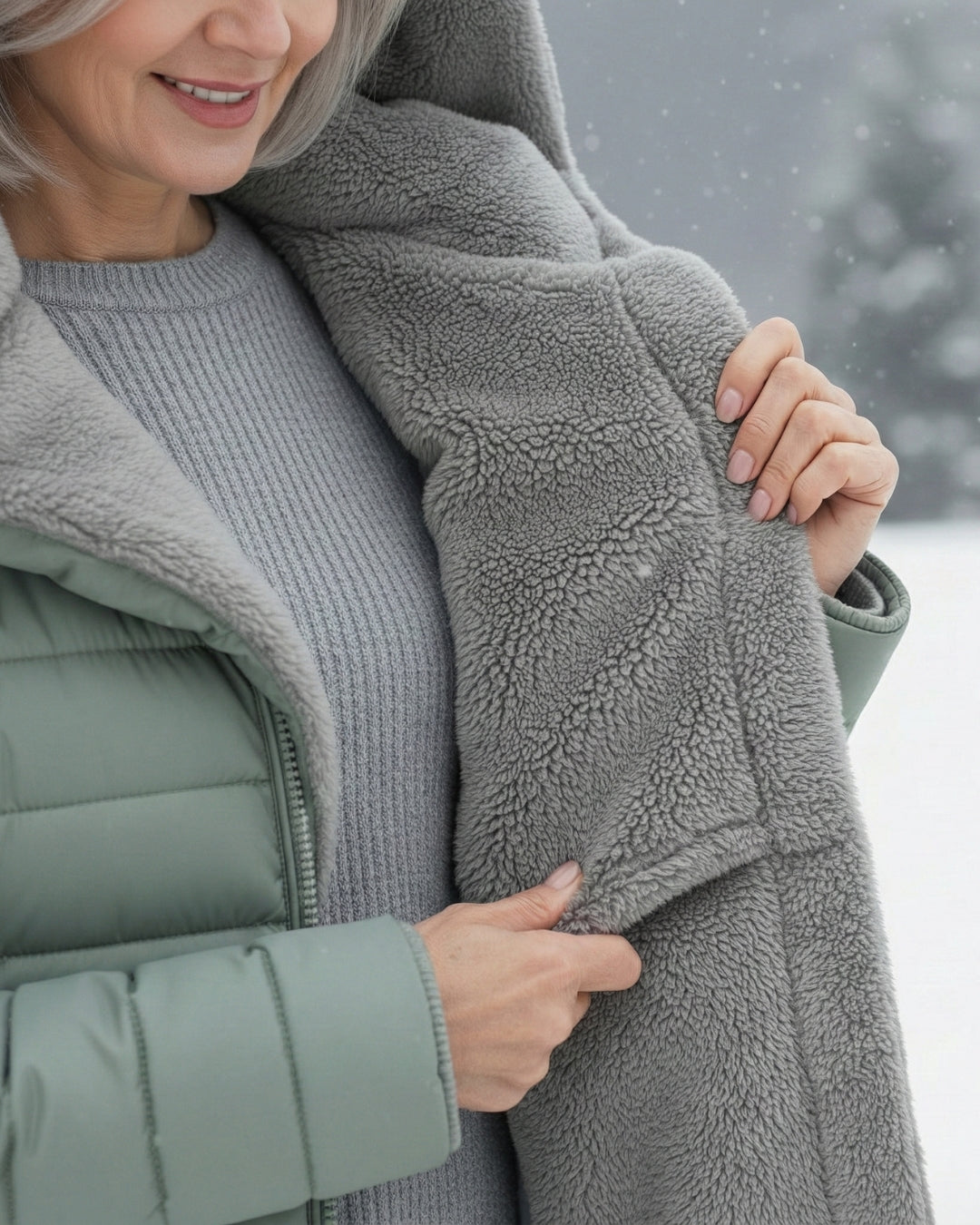 Julie | Fleece Lined Puffer Coat