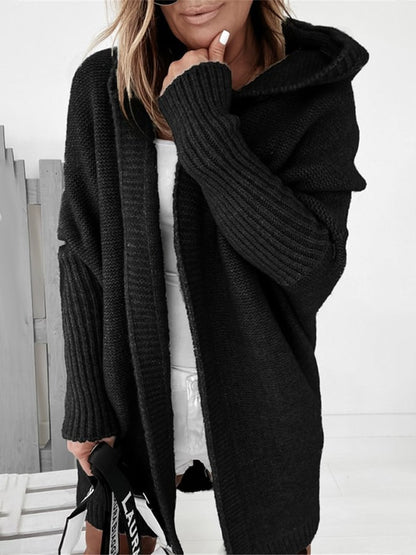 Annie™ | Cozy Oversized Hooded Cardigan