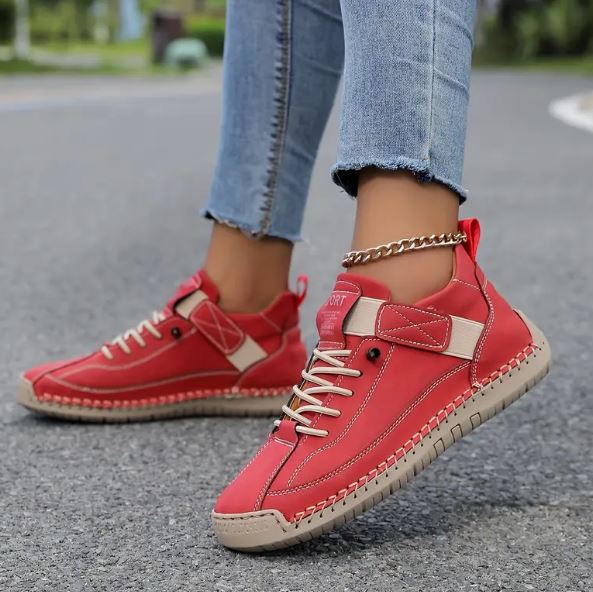 MIA - Orthopaedic Comfort Leather Trainers