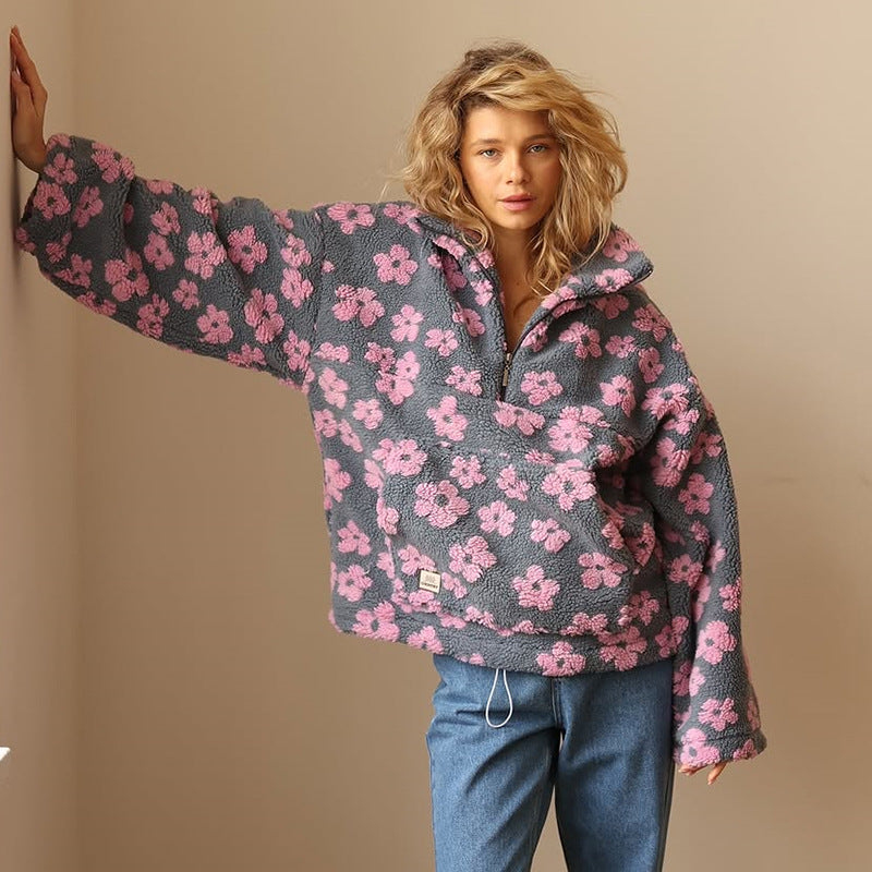 Gracie | Long Sleeve Fleece Hoodie
