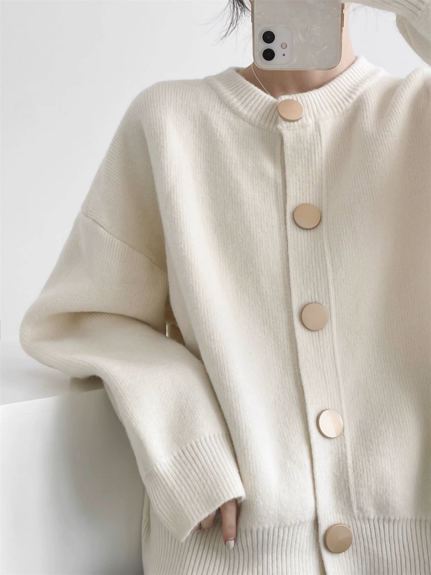 Tahlia™ | Minimal Button Cardigan