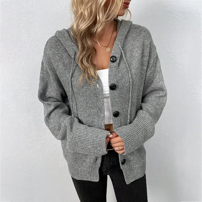 Briallen™ | Elegant Hooded Cardigan