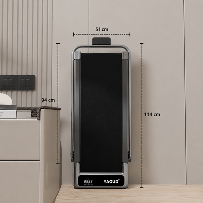 Plataforma de fitness plegable con inclinación ajustable, Doble amortiguación y Bajo nivel de ruido