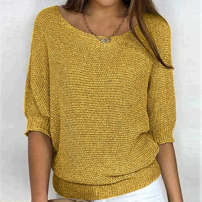 Seraphina | Three Quarter Sleeve Sweater