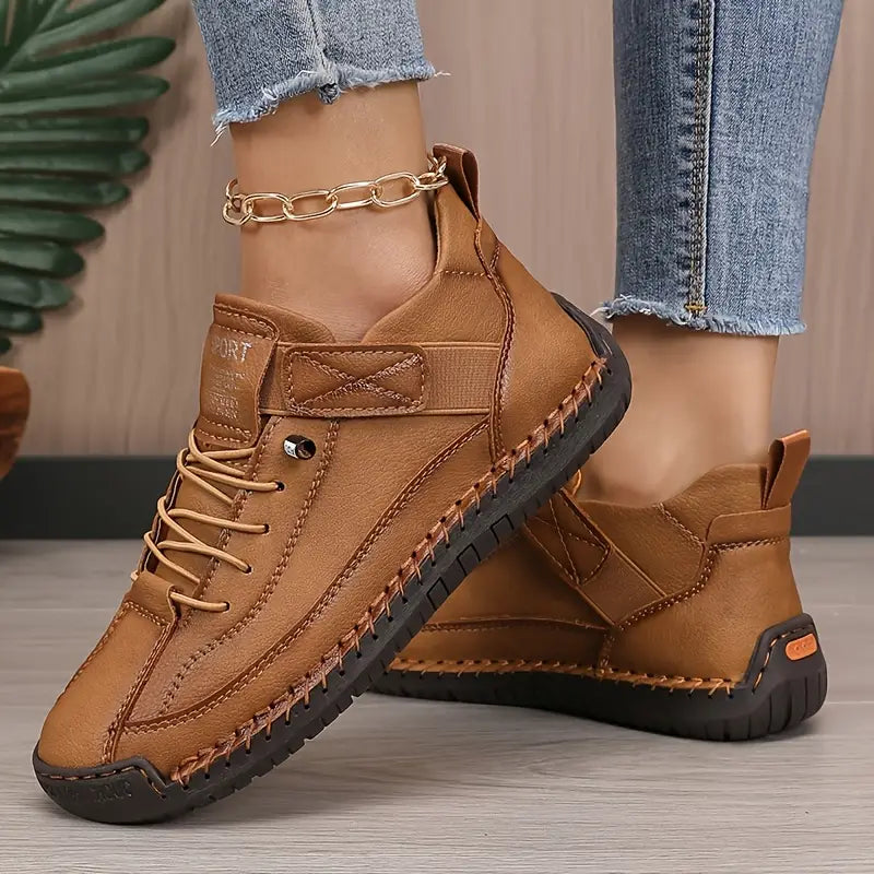 MIA - Orthopaedic Comfort Leather Trainers