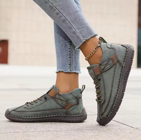 MIA - Orthopaedic Comfort Leather Trainers