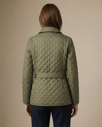 Quilted Button Up Jacket