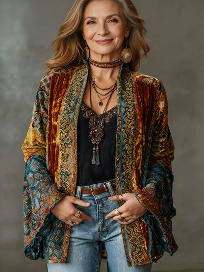 Kirra | Boho Embroidered Kimono Jacket