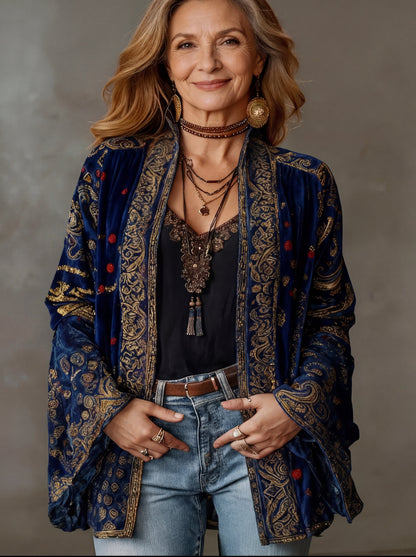 Kirra | Boho Embroidered Kimono Jacket