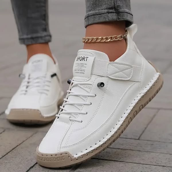 MIA - Orthopaedic Comfort Leather Trainers