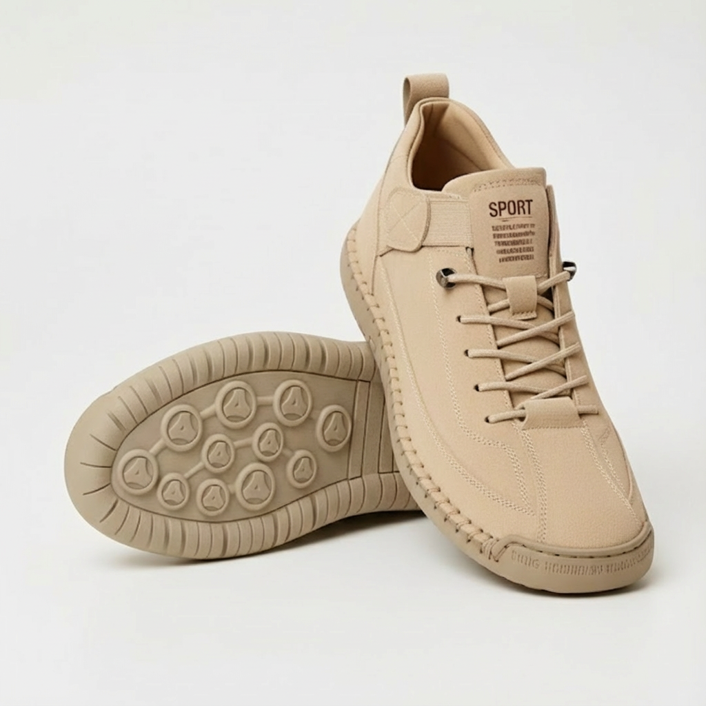 MIA - Orthopaedic Comfort Leather Trainers